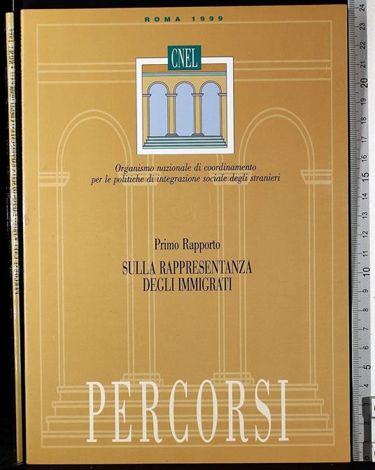 Primo rapporto sulla rappresentanza degli immigrati - copertina