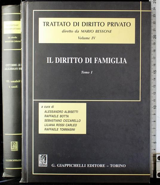 Trattato diritto privato Vol 4/1. Il diritto di famiglia - copertina