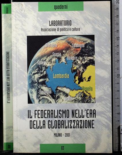 Il federalismo nell'era della globalizzazione - copertina