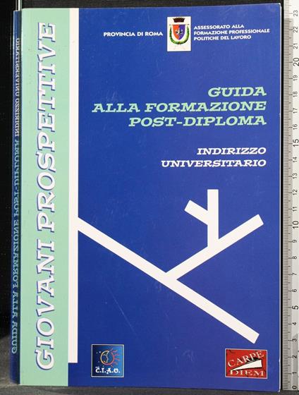 Guida Alla Formazione Post Diploma. Indirizzo Universitario - copertina