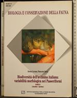 Biologia e Conservazione.. Vol 112. Biodiversità.. Parte Ii