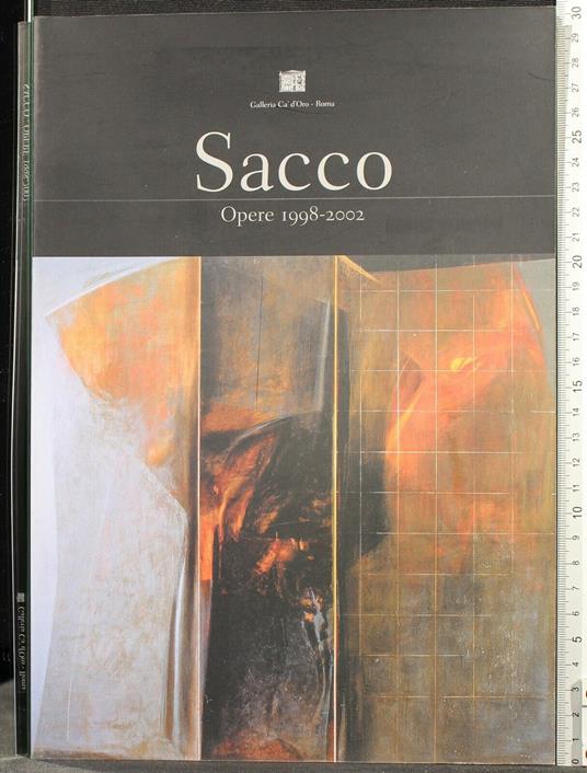 Sacco. Opere 1998/2002 - copertina