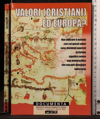 Valori (CristianI) ed Europa?. Documenta 1/2003 - copertina
