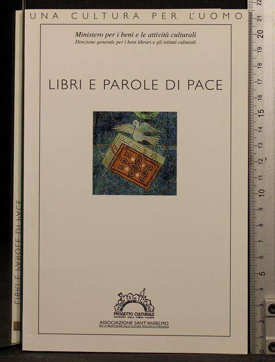 Libri e parole di pace - copertina