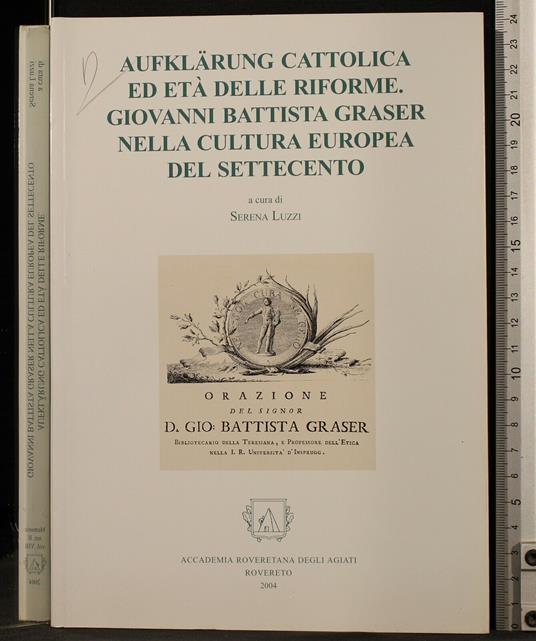 Aufklarung Cattolica Ed Età Delle Riforme - copertina
