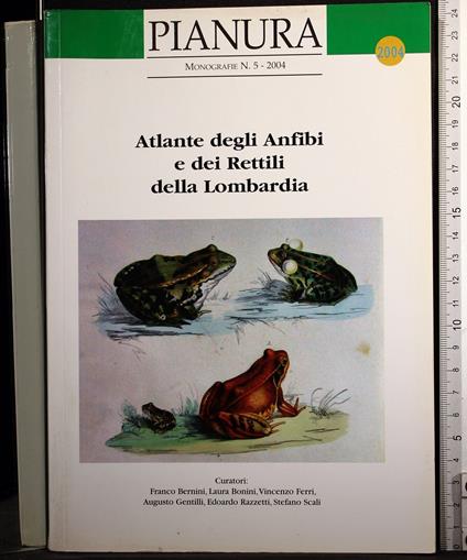 Atlante degli anfibi e dei rettili della Lombardia - copertina