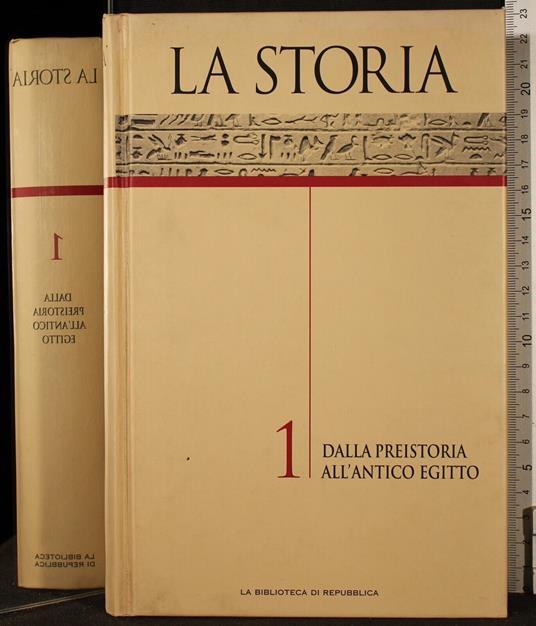 La storia 1 Dalla preistoria all'antico Egitto - copertina