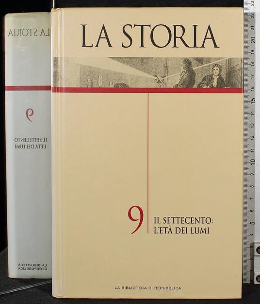 La storia 9 il settecento l'età dei lumi - copertina