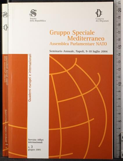 Quaderni...N.3,Giu 2005. Gruppo spec Mediterraneo - copertina