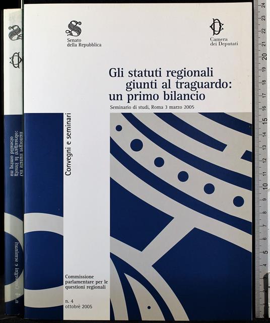 Gli statuti regionali giunti al traguardo: un primo bilancio - copertina