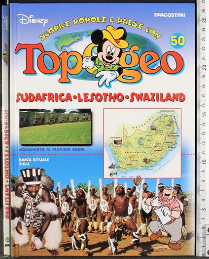 Topogeo 50 Sudafrica Lesotho Swaziland - copertina