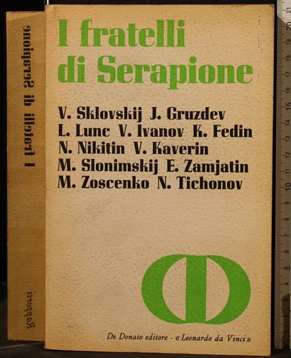 I Fratelli di Serapione - copertina