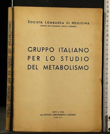 Gruppo Italiano per Lo Studio Del Metabolismo - copertina
