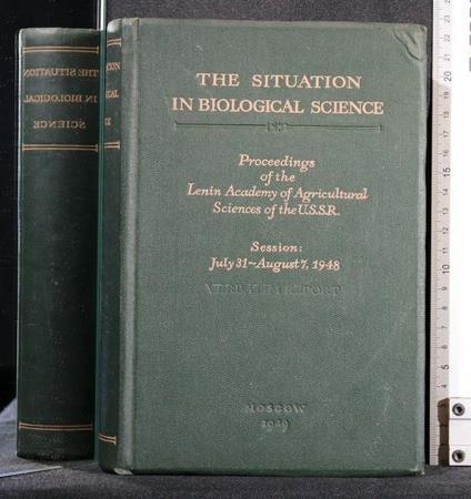 The Situation in Biological Science Proceedings Of The Lelin - copertina