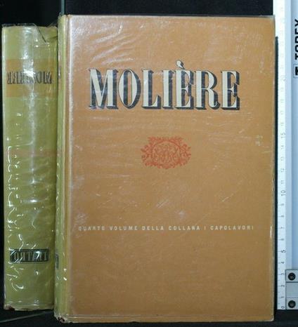 Moliere I Capolavori Del Grande Attore-Scrittore - copertina