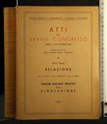 Atti Del Xxxviii Congresso Roma, 13-15 Ottobre 1950 Tumori