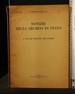 Notizie Degli Archivi di Stato N 3- Settembre/Dicembre 1953