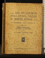 Atti Dei Congressi Della Società Italiana di Medicina Interna