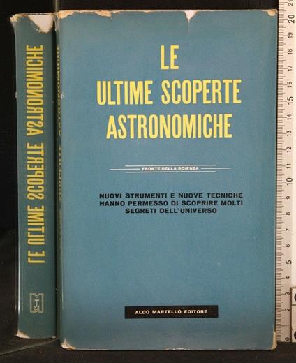 Le Ultime Scoperte Astronomiche - copertina