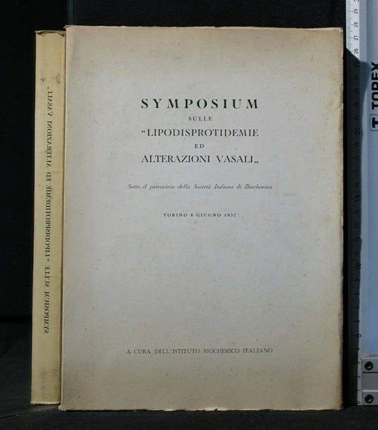 Symposium Sulle Lipodisprotidemie Ed Alterazioni Vasali - copertina