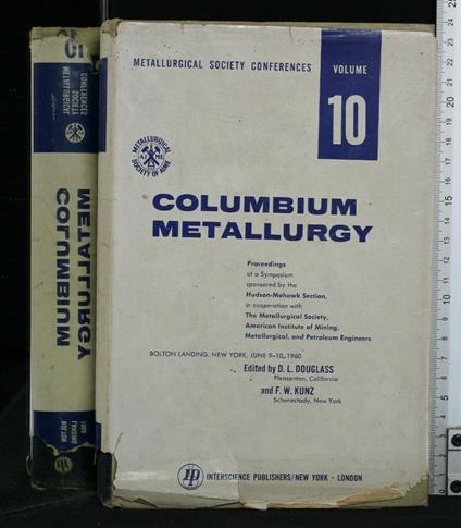 Columbium Metallurgy Vol. 10 - copertina