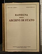 Rassegna Degli Archivi di Stato N1 Gennaio/Aprile 1963