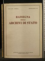 Rassegna Degli Archivi di Stato N2 Maggio/Agosto 1963