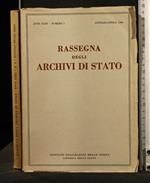 Rassegna Degli Archivi di Stato N 1 Gennaio/Aprile 1964