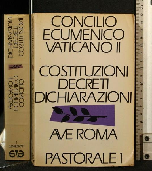 Concilio Ecumenico Vaticano Ii Costituzioni Decreti - copertina