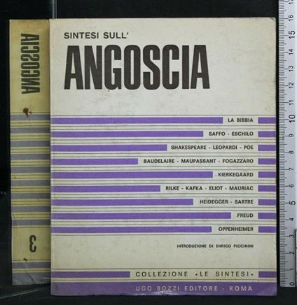 Sintesi Sull'Angoscia Vol. 3 - copertina