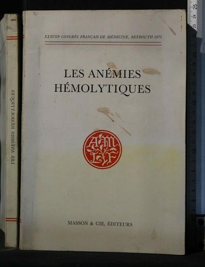 Les Anemies Hemolityques - copertina