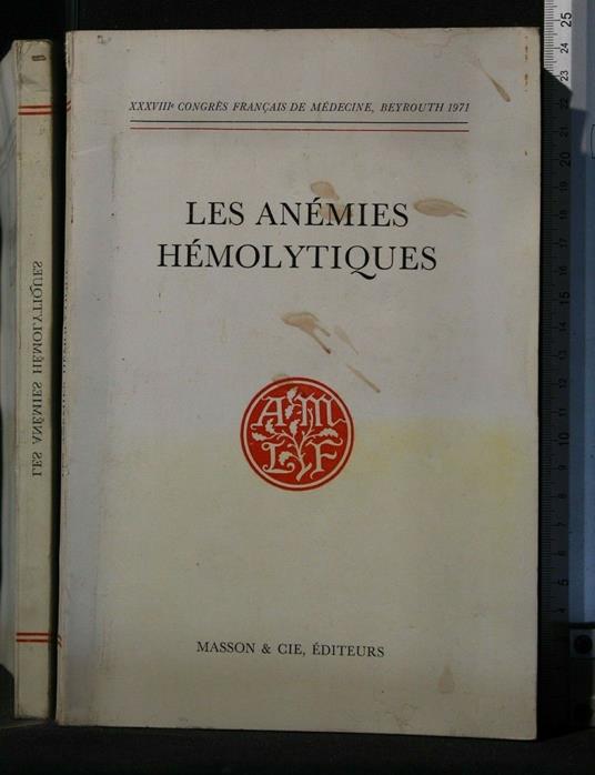 Les Anemies Hemolityques - copertina