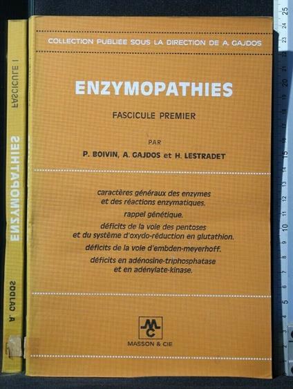 Enzymopathies Fascicule 1, 2, 3, 4 - copertina
