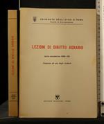 Lezioni di Diritto Agrario