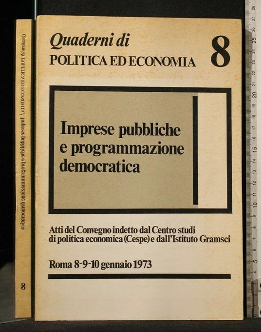 Quaderni di Politica Ed Economia 8 Imprese Pubbliche E - copertina