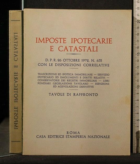Imposte Ipotecarie e Catastali - copertina
