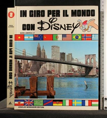 In Giro per Il Mondo con Disney Nord America 5° - copertina