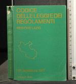 Codice Delle Leggi Dei Regolamenti Regione Lazio