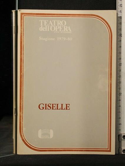 Giselle Stagione 1979-80 - copertina