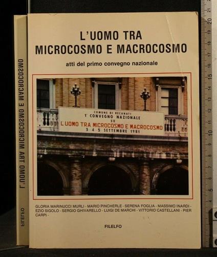 L' Uomo tra Microcosmo e Macrocosmo - copertina