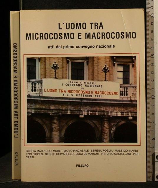 L' Uomo tra Microcosmo e Macrocosmo - copertina