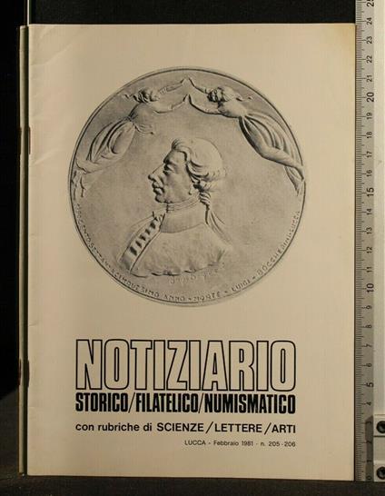 Notiziario Storico/Filatelico/Numismatico con Rubriche Di - copertina