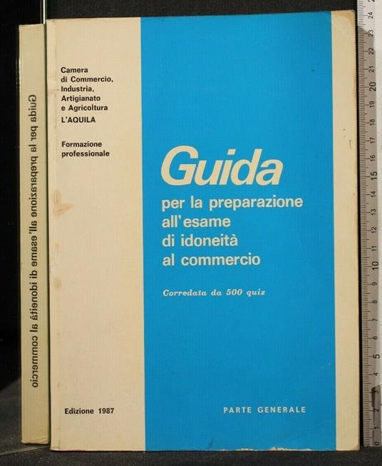 Guida per La Preparazione All'Esame di Idoneità Al Commercio - copertina