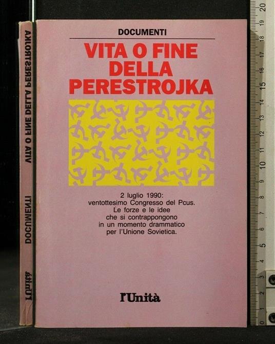 Vita O Fine Della Perestrojka Documenti - copertina