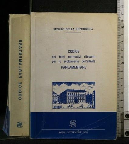 Codice Dei Testi Normativi Rilevanti per Lo Svolgimento - copertina