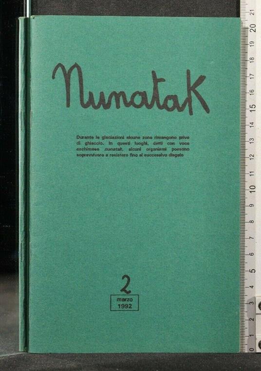 Nunatak 2 Marzo 1992 - copertina