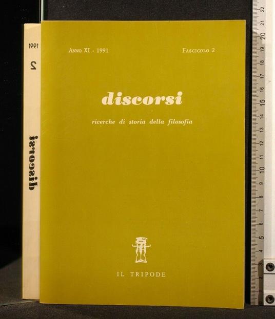 Discorsi Fascicolo 2 - copertina