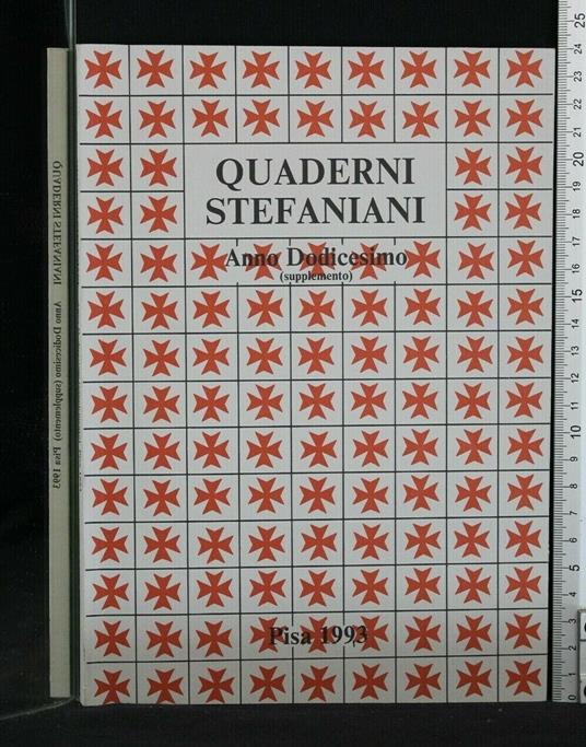 Quaderni Stefaniani Anno Tredicesimo - copertina