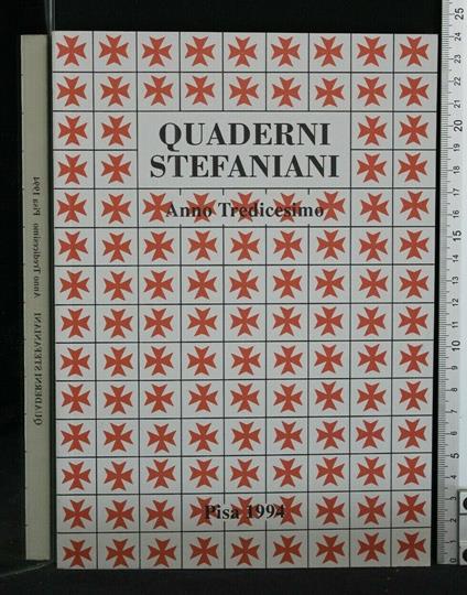 Quaderni Stefaniani Anno Tredicesimo - copertina