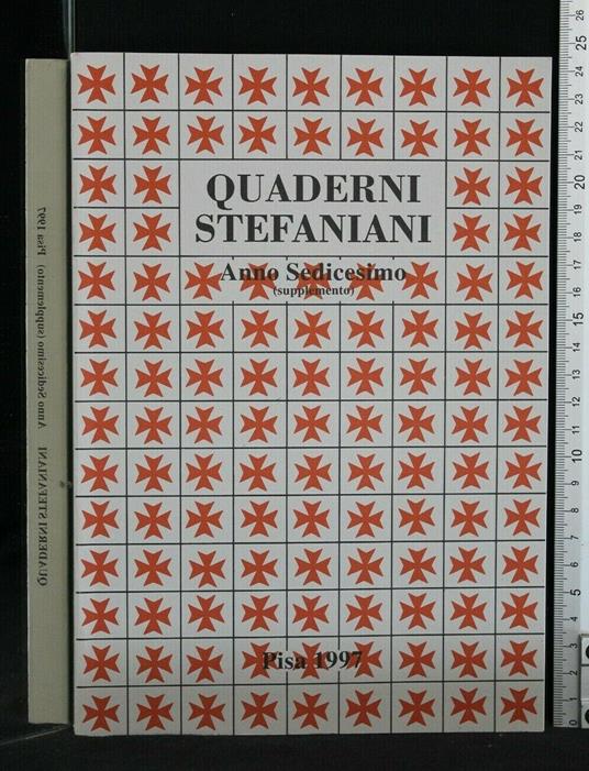 Quaderni Stefaniani Anno Sedicesimo (Supplemento) - copertina